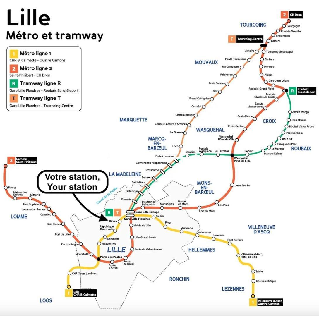 Lille Centre - Nice And Functional Studio 外观 照片